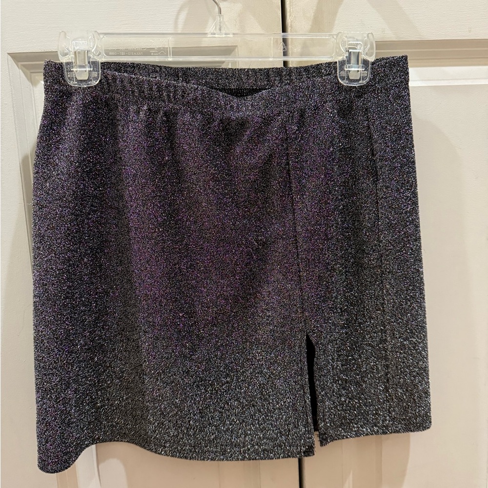 SHEIN Gray Mini Pencil Skirt with Slit for Night Out